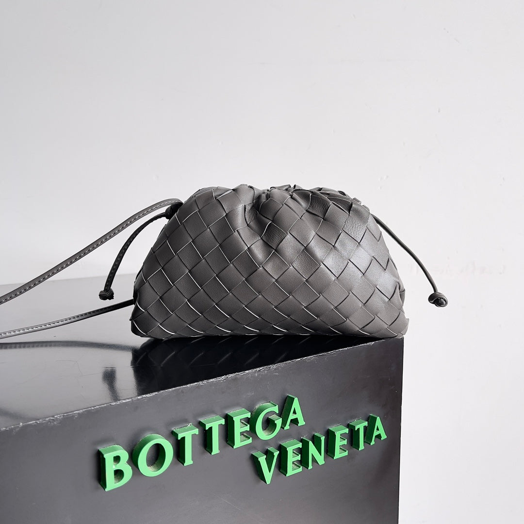 Bottega Veneta Gray Clutch Bag