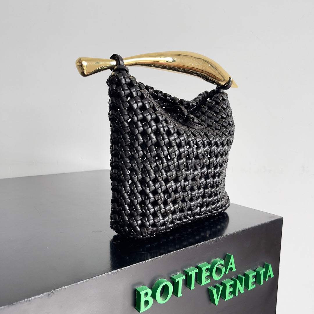 Bottega Veneta 731166 Black Designer Handbag - detail image 2
