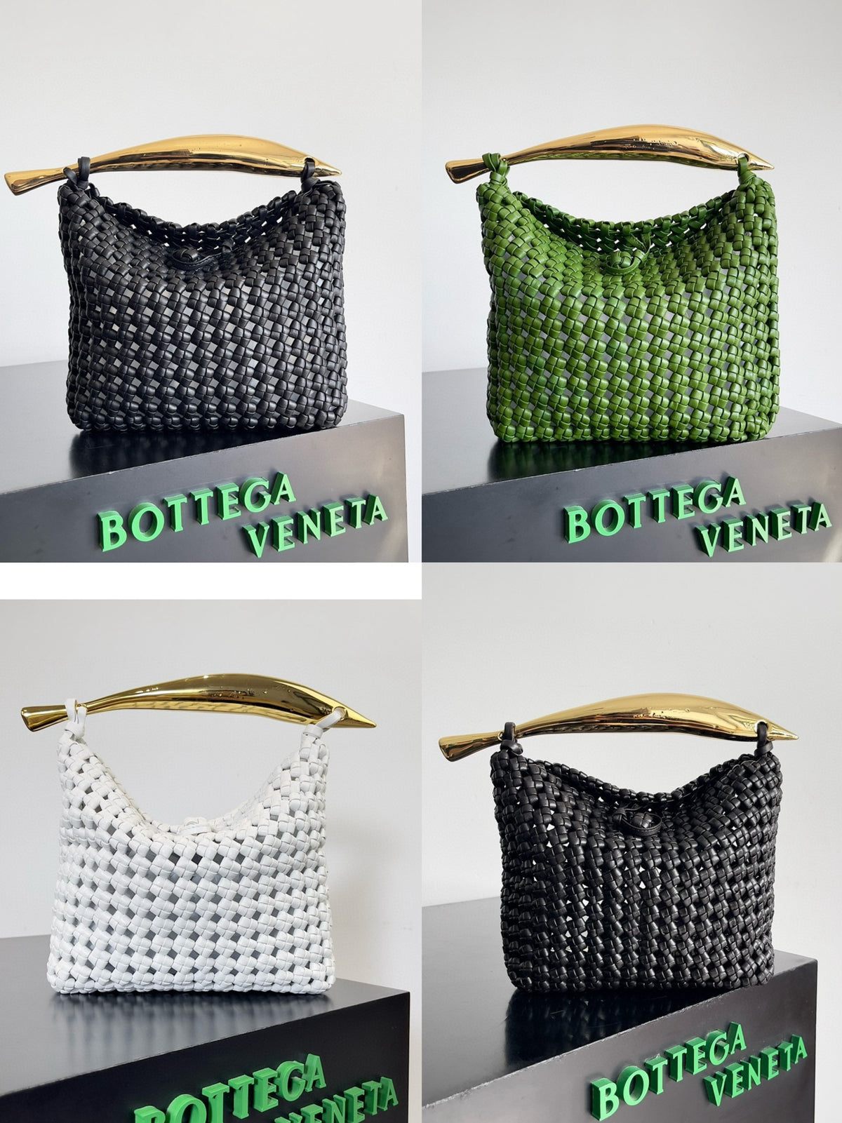 Bottega Veneta Black Designer Handbag Edition 1015