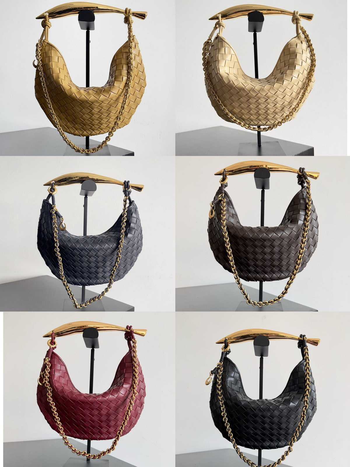 Bottega Veneta Black & Brown Designer Handbag Edition 22