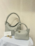 Bottega Veneta Gray Designer Handbag Edition 42