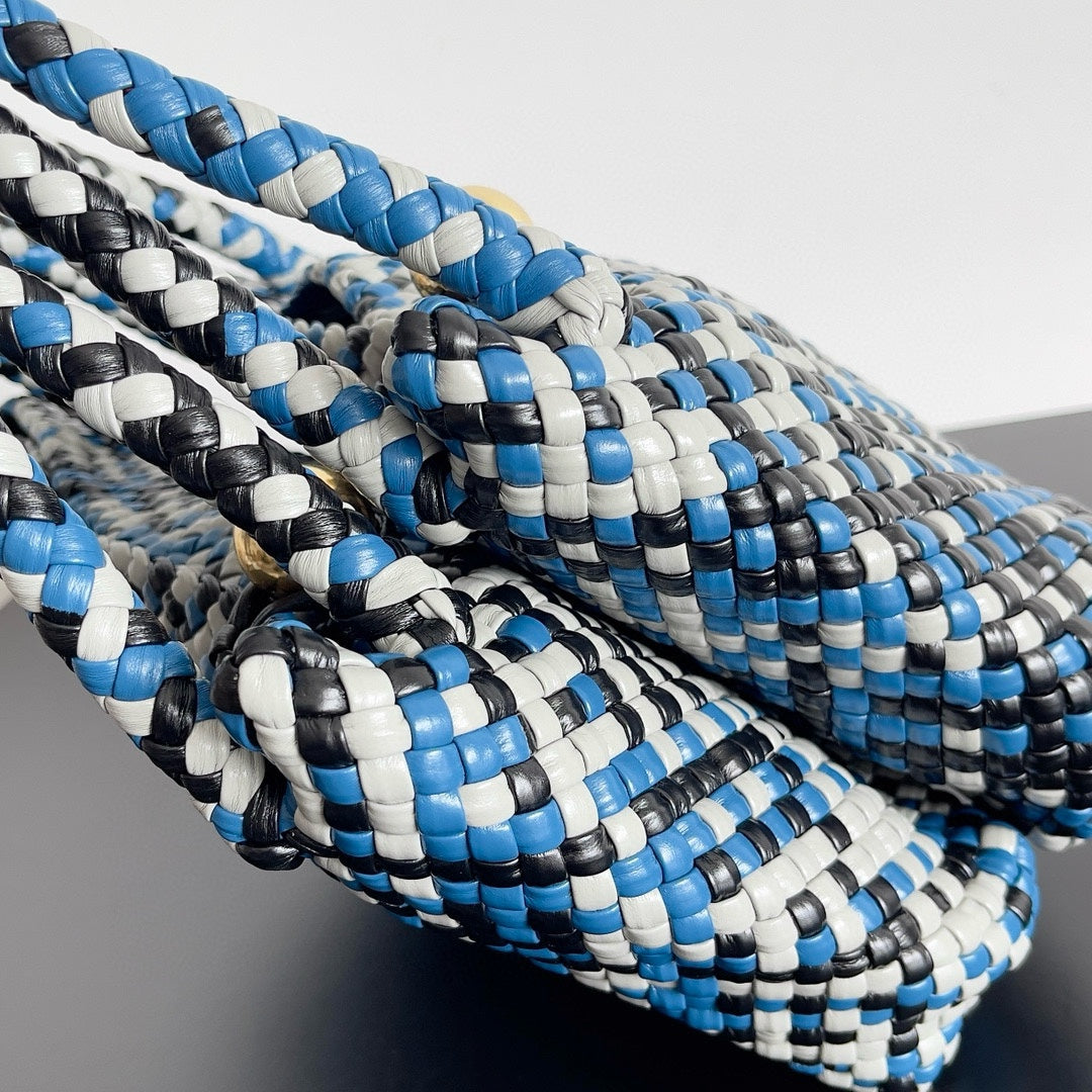 Bottega Veneta Black & Blue Designer Handbag Edition 10 - detail image 9