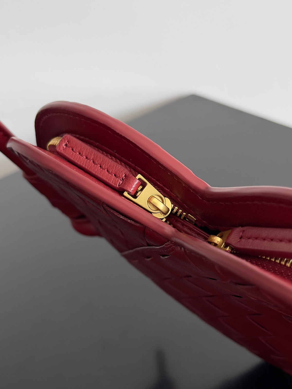 Bottega Veneta 796380 Red & Black Mini Bag - detail image 5
