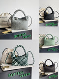 Bottega Veneta Silver Designer Handbag Edition 187