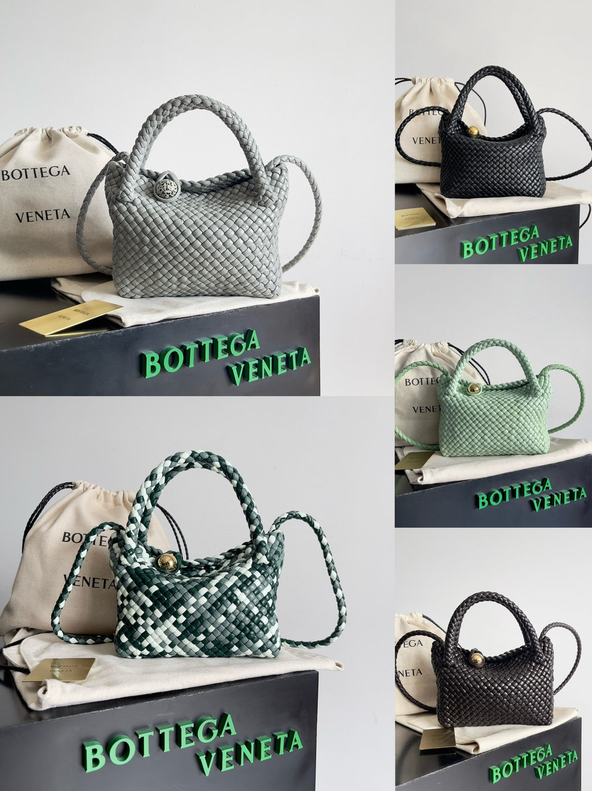 Bottega Veneta Silver Designer Handbag Edition 187