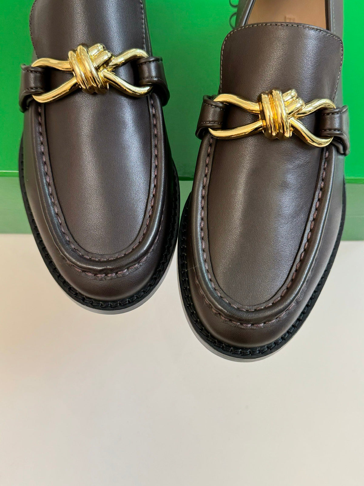 Bottega Veneta Black & Green Designer Shoes EU 35-39 Edition 19 - detail image 7