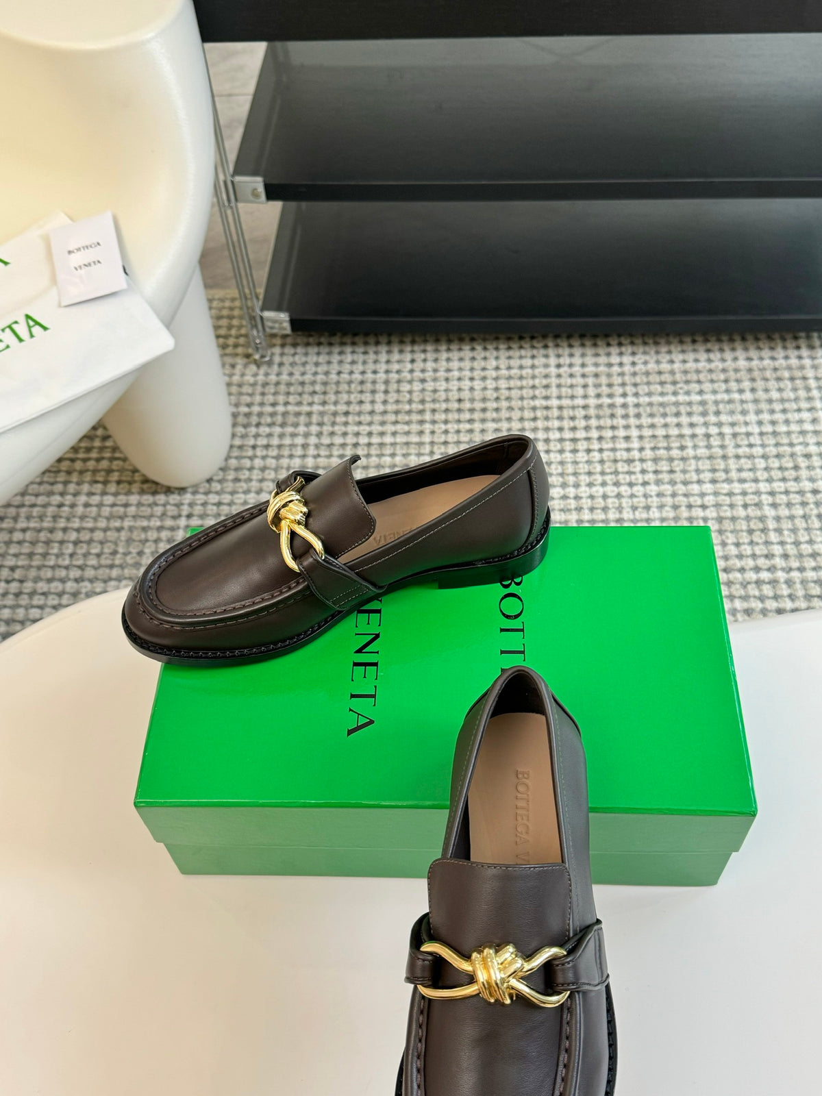 Bottega Veneta Black & Green Designer Shoes EU 35-39 Edition 19 - detail image 5