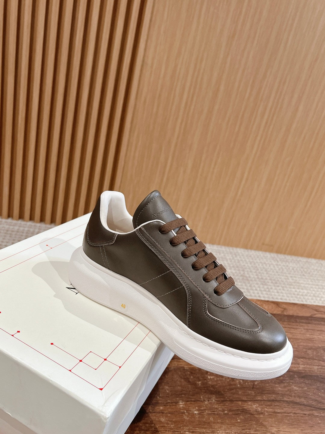 Alexander McQueen MCQ24 Brown Designer Shoes EU 35-44 - detail image 3
