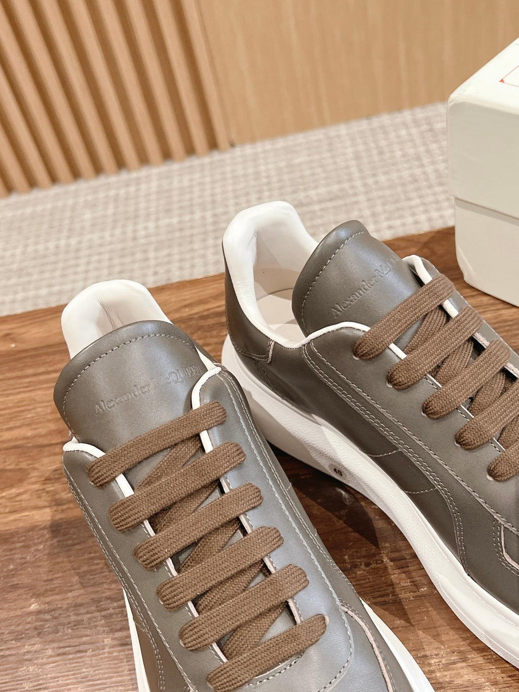 Alexander McQueen MCQ24 Brown Designer Shoes EU 35-44 - detail image 7