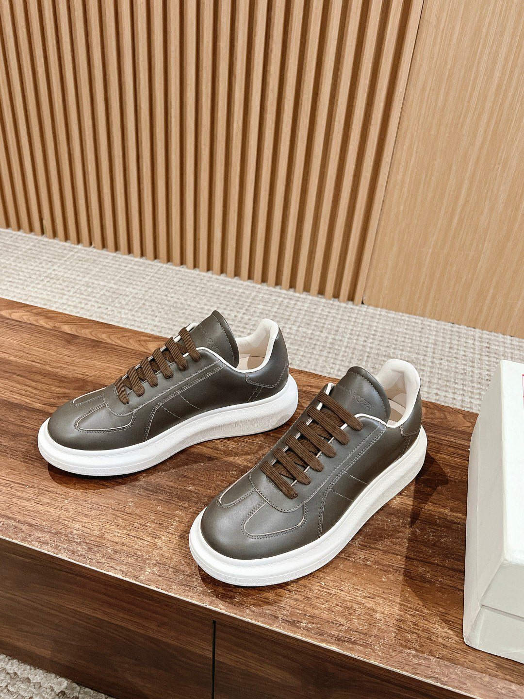 Alexander McQueen MCQ24 Brown Designer Shoes EU 35-44 - detail image 2