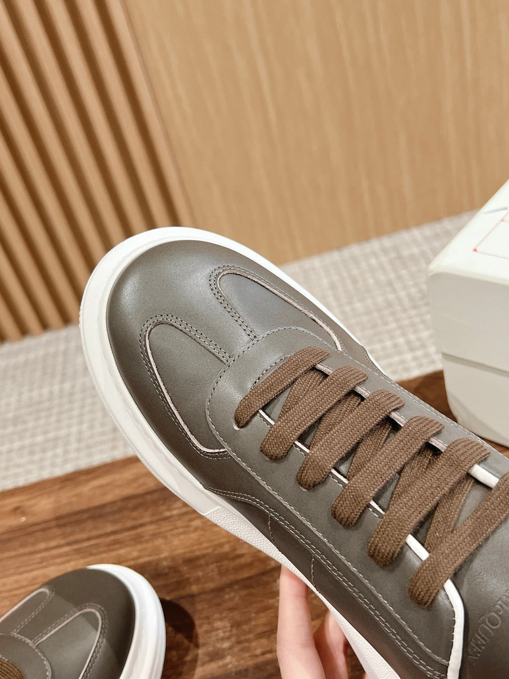 Alexander McQueen MCQ24 Brown Designer Shoes EU 35-44 - detail image 8