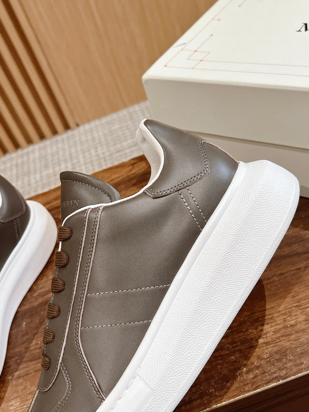 Alexander McQueen MCQ24 Brown Designer Shoes EU 35-44 - detail image 6