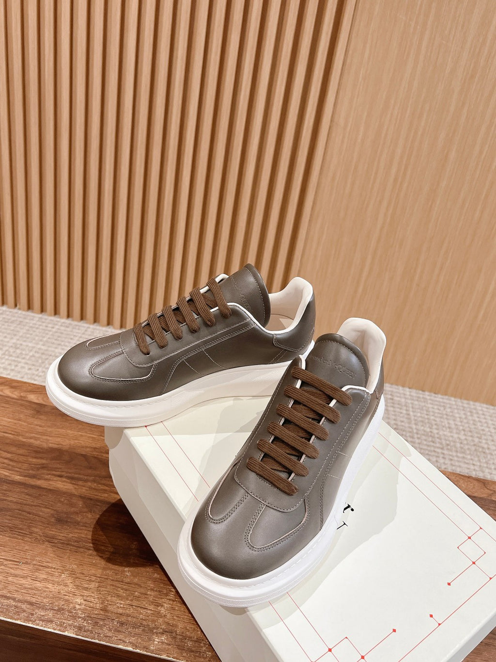 Alexander McQueen MCQ24 Brown Designer Shoes EU 35-44 - detail image 4