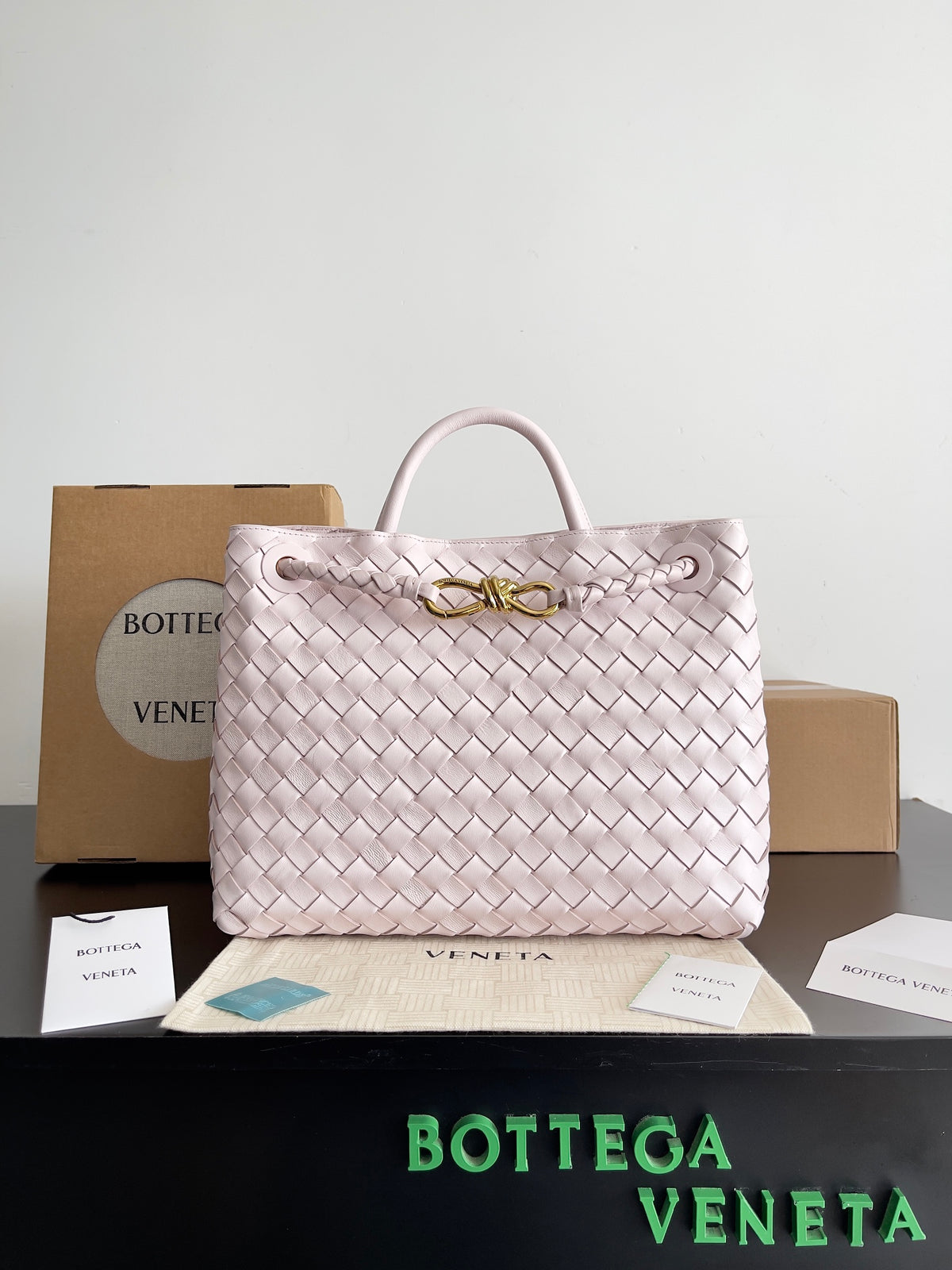Bottega Veneta Pink Designer Handbag Edition 24