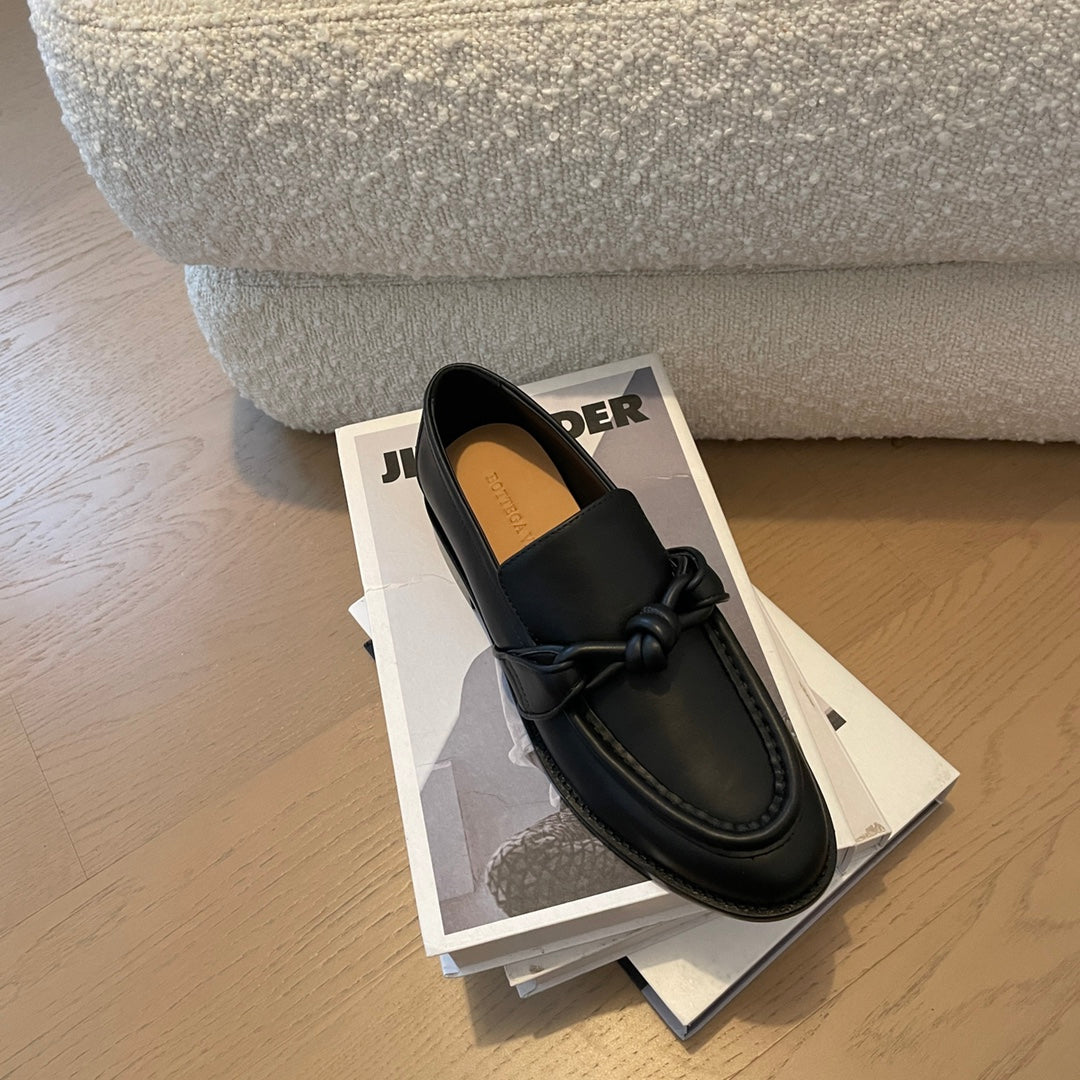 Bottega Veneta Black & Rose Gold Loafers EU 35-39 - detail image 4