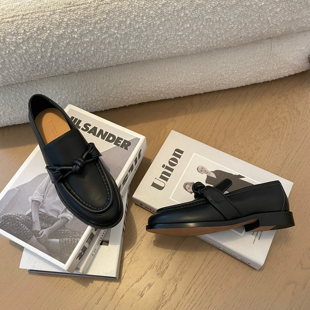 Bottega Veneta Black & Rose Gold Loafers EU 35-39 - detail image 9