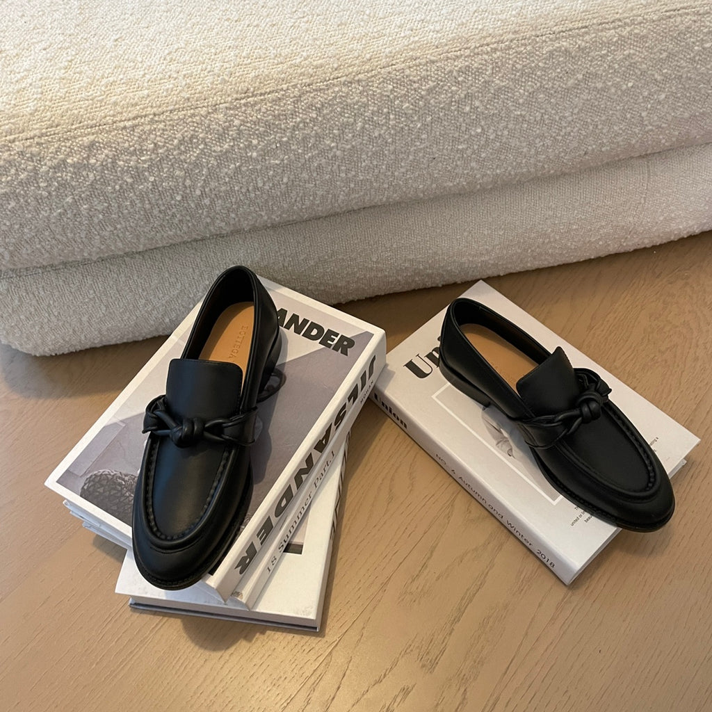 Bottega Veneta Black & Rose Gold Loafers EU 35-39 - detail image 6