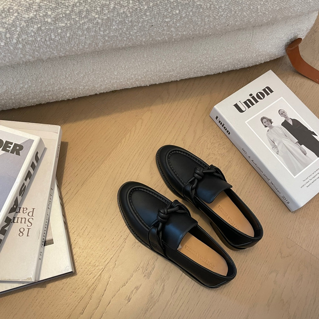 Bottega Veneta Black & Rose Gold Loafers EU 35-39 - detail image 3