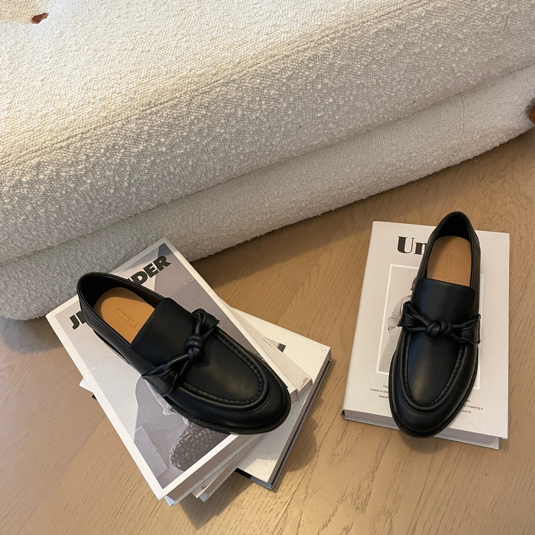 Bottega Veneta Black & Rose Gold Loafers EU 35-39 - detail image 5