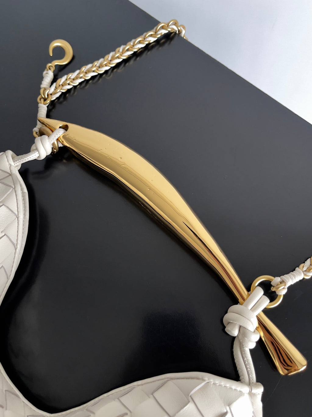 Bottega Veneta 776768 Black Chain Bag - detail image 5