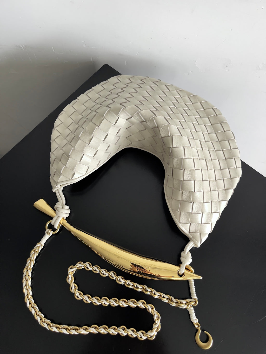 Bottega Veneta 776768 Black Chain Bag - detail image 4