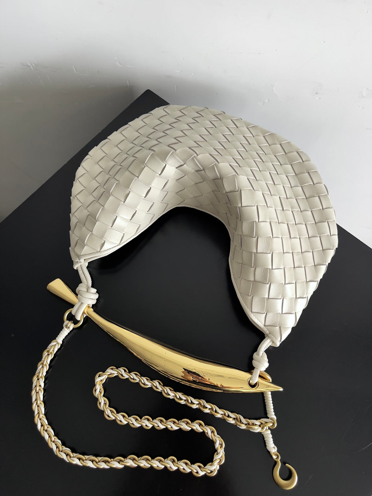 Bottega Veneta 776768 Black Chain Bag - detail image 4