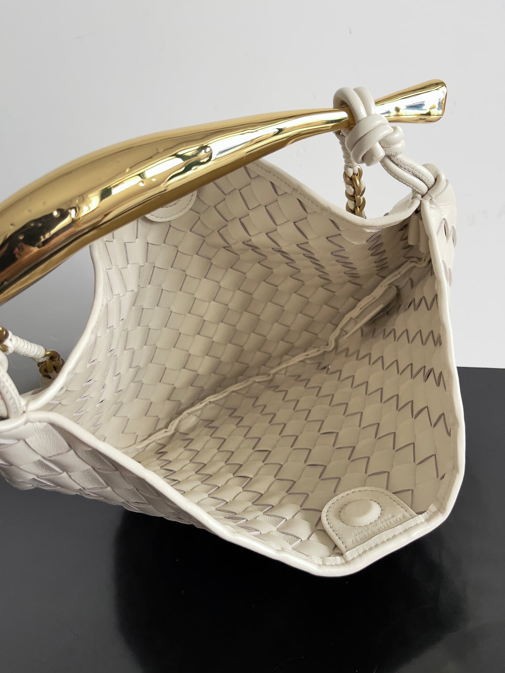 Bottega Veneta 776768 Black Chain Bag - detail image 9