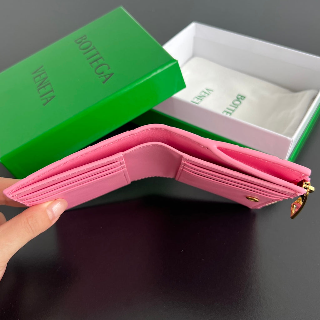 Bottega Veneta Black & Pink Coin Purse - detail image 6