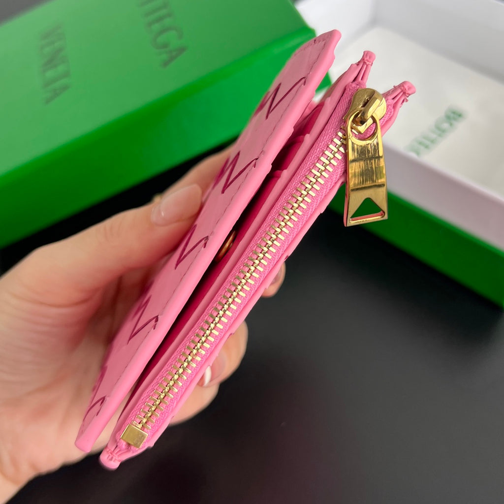 Bottega Veneta Black & Pink Coin Purse - detail image 2