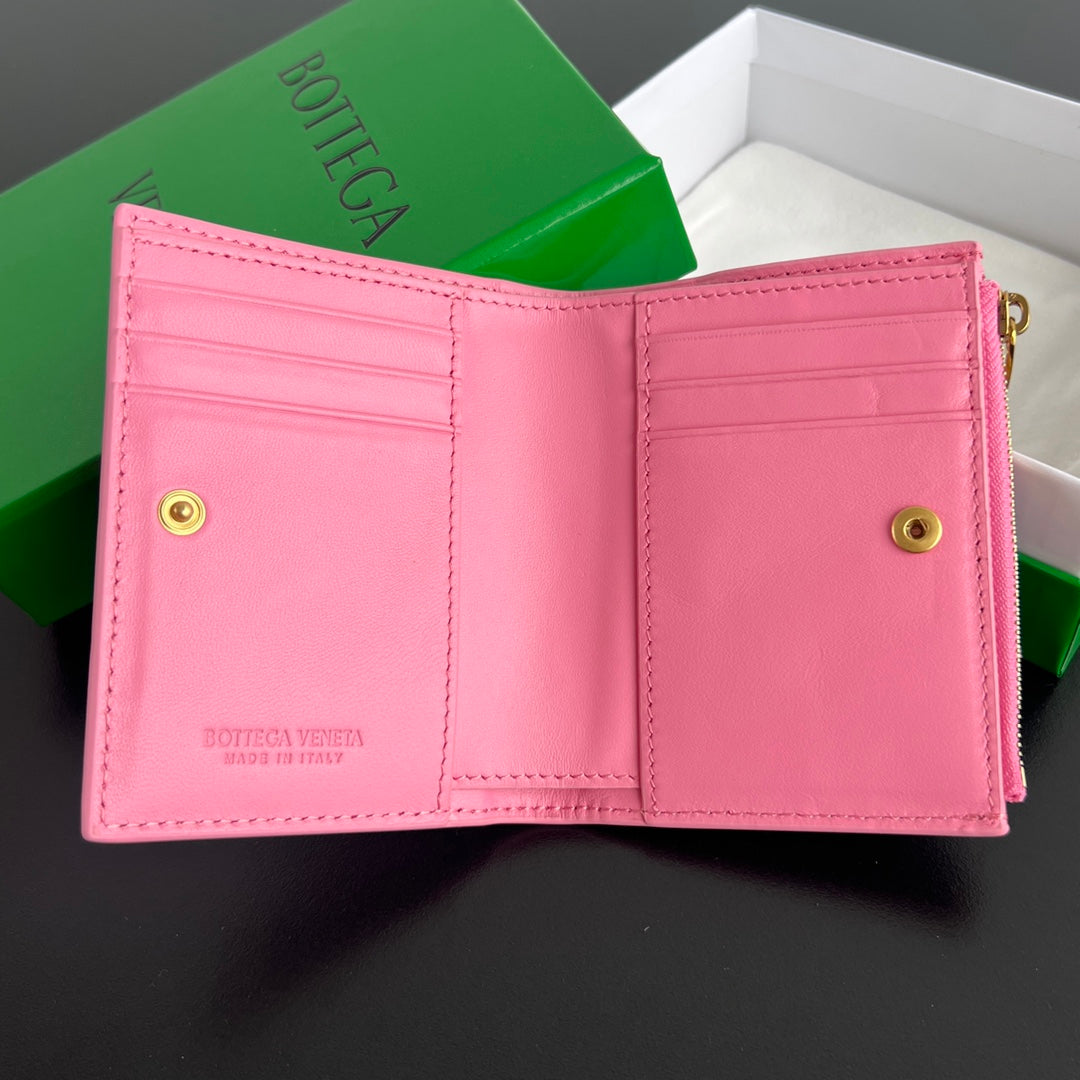 Bottega Veneta Black & Pink Coin Purse - detail image 5