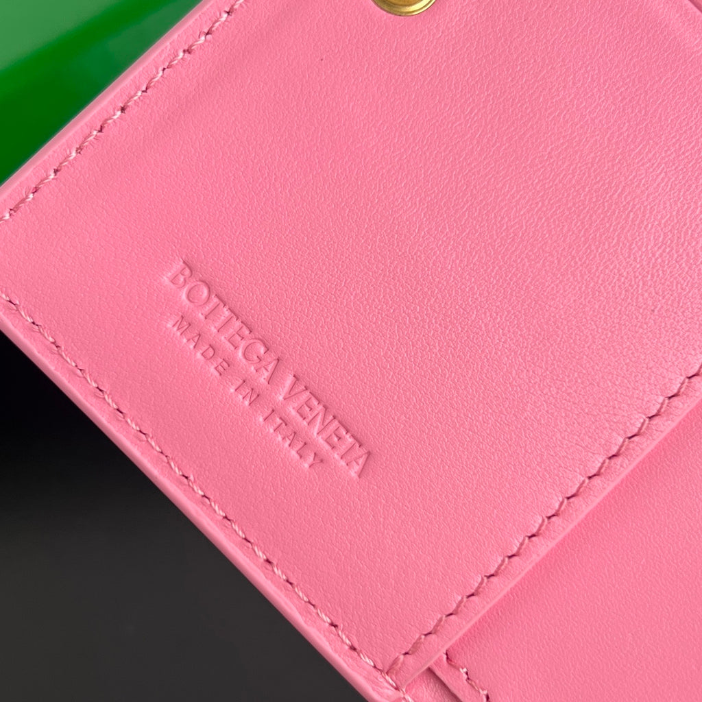 Bottega Veneta Black & Pink Coin Purse - detail image 8