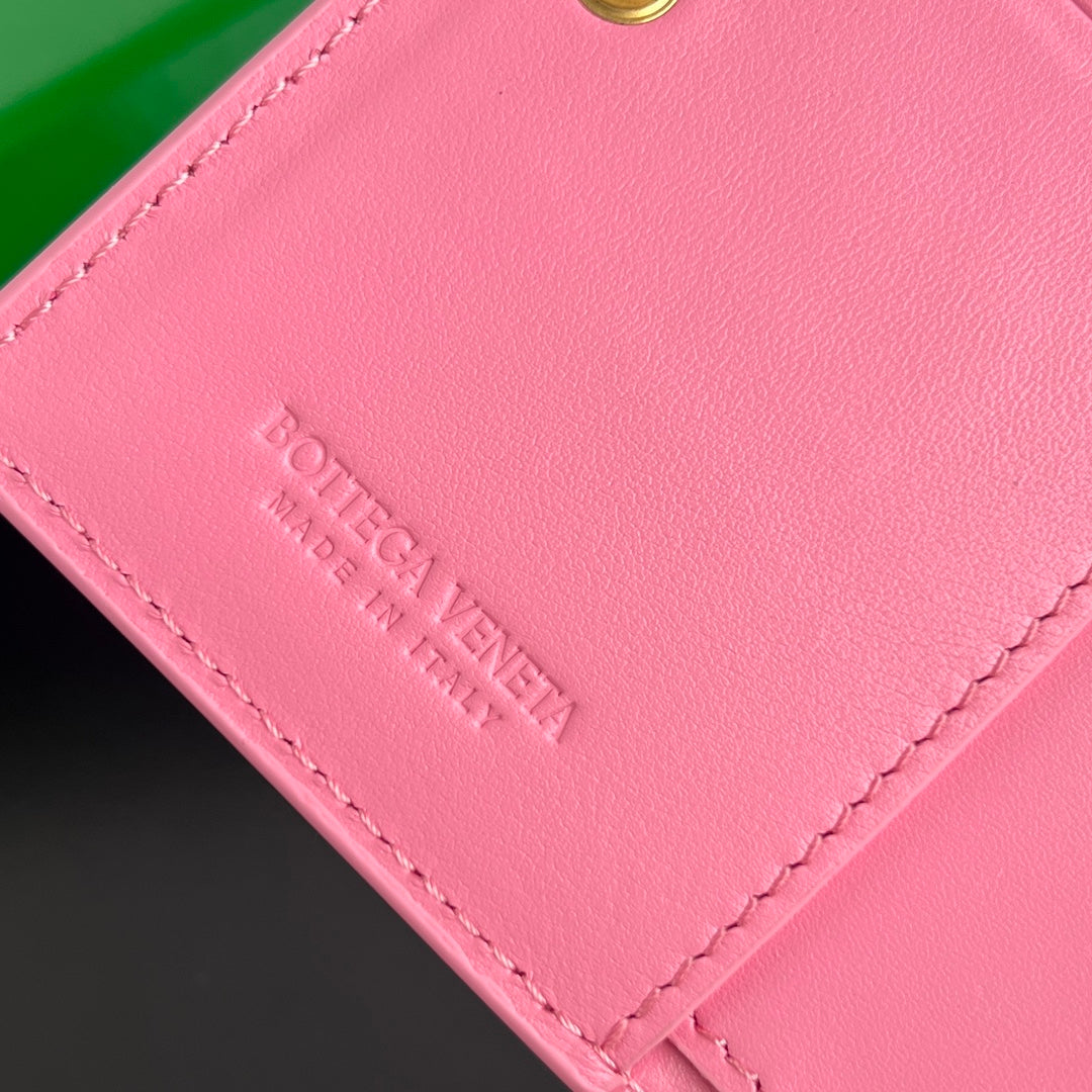 Bottega Veneta Black & Pink Coin Purse - detail image 8