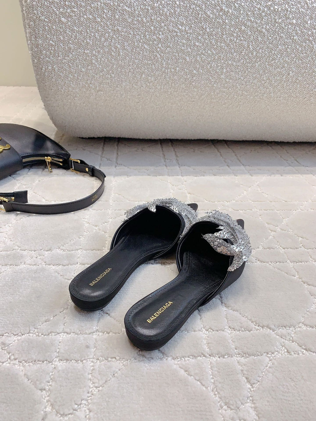 Balenciaga Black Slides EU 35-39 Edition 4 - detail image 8