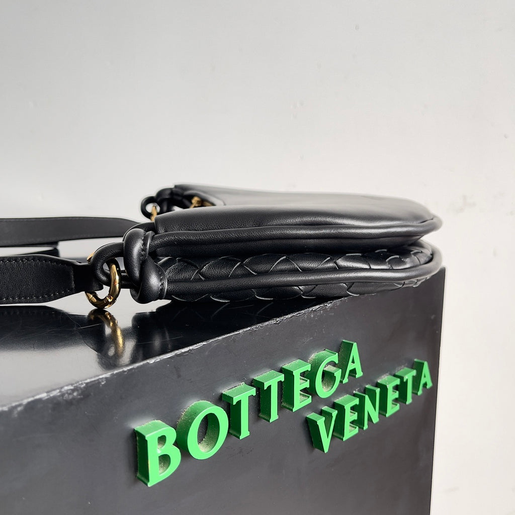 Bottega Veneta 796638 Black Hobo Bag - detail image 2