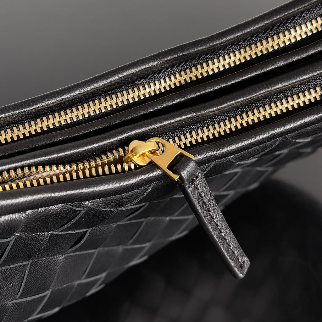 Bottega Veneta 796638 Black Hobo Bag - detail image 6
