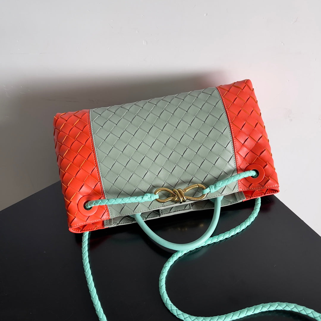 Bottega Veneta 796605 Orange Designer Handbag - detail image 5
