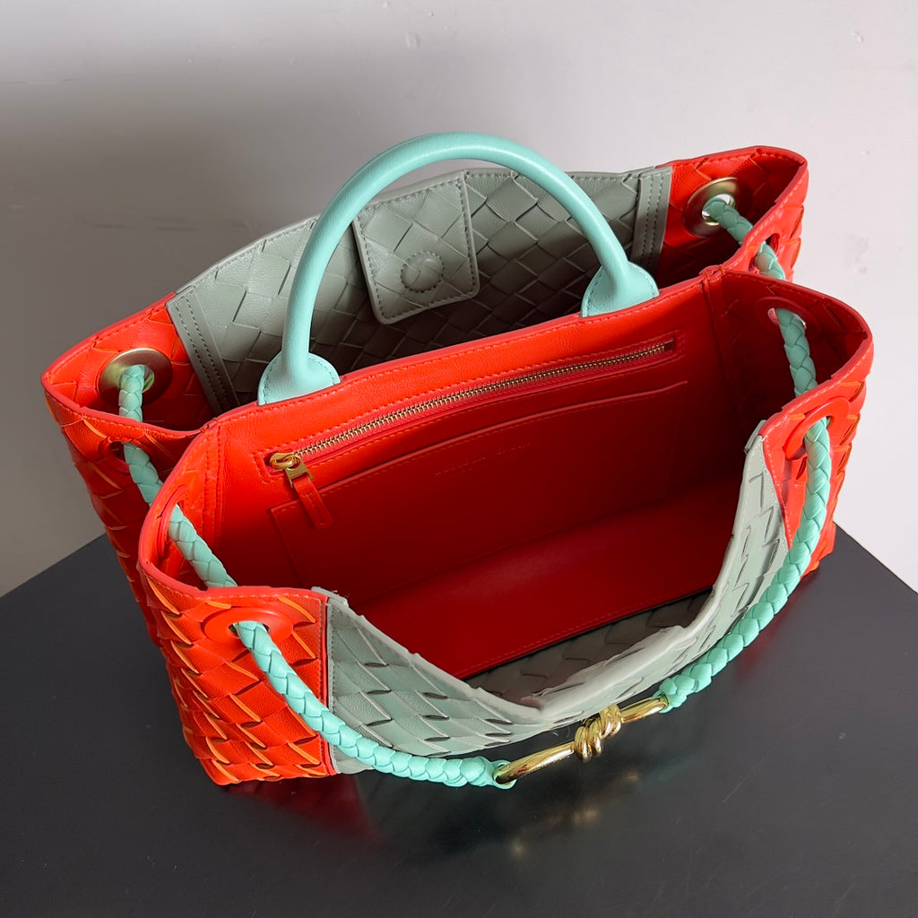 Bottega Veneta 796605 Orange Designer Handbag - detail image 9