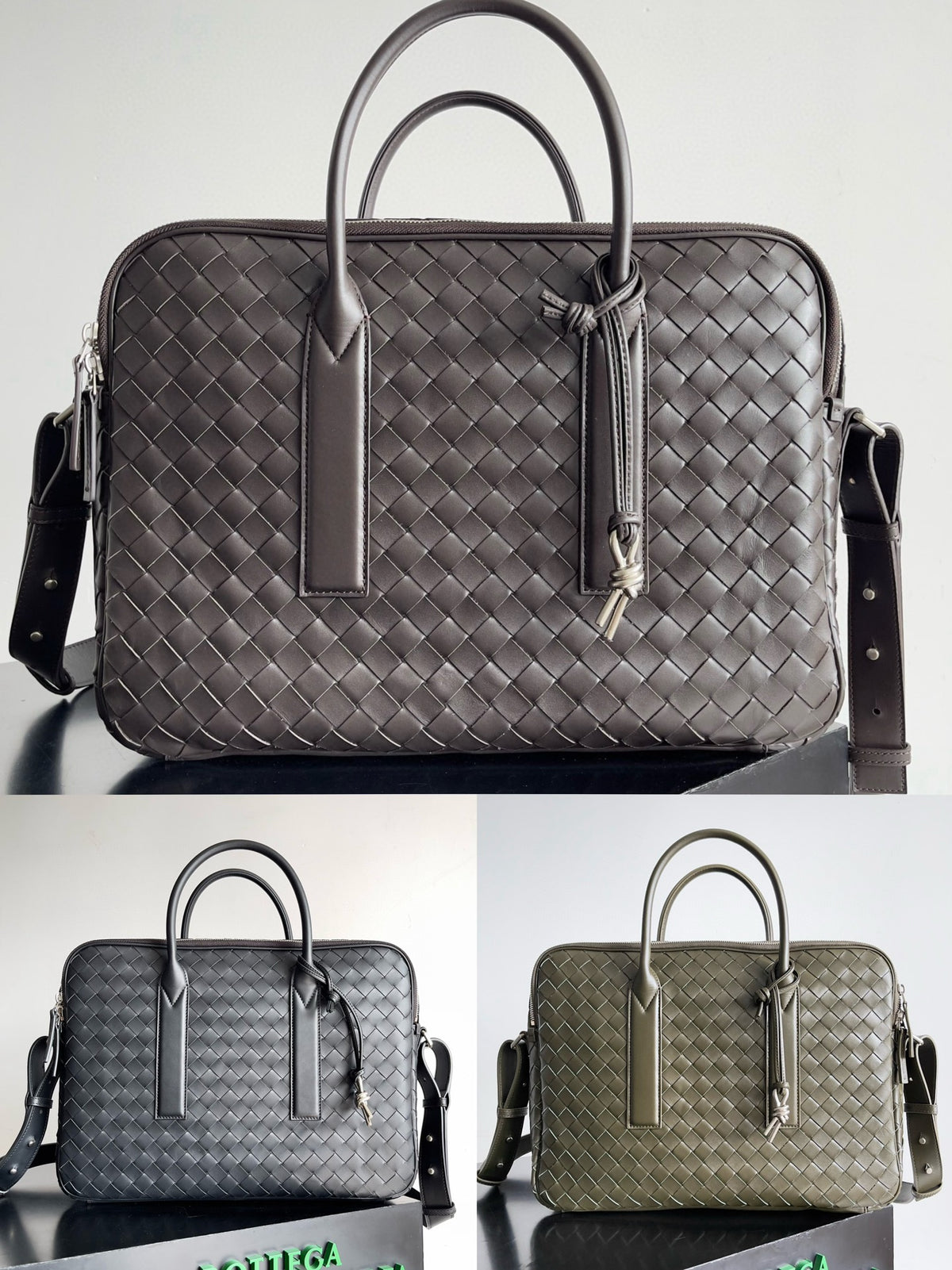 Bottega Veneta Blue, Red & White Designer Handbag Edition 5