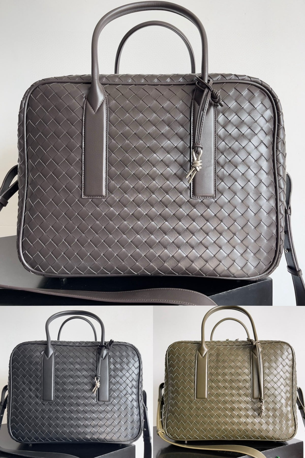 Bottega Veneta Blue, Red & White Designer Handbag Edition 4