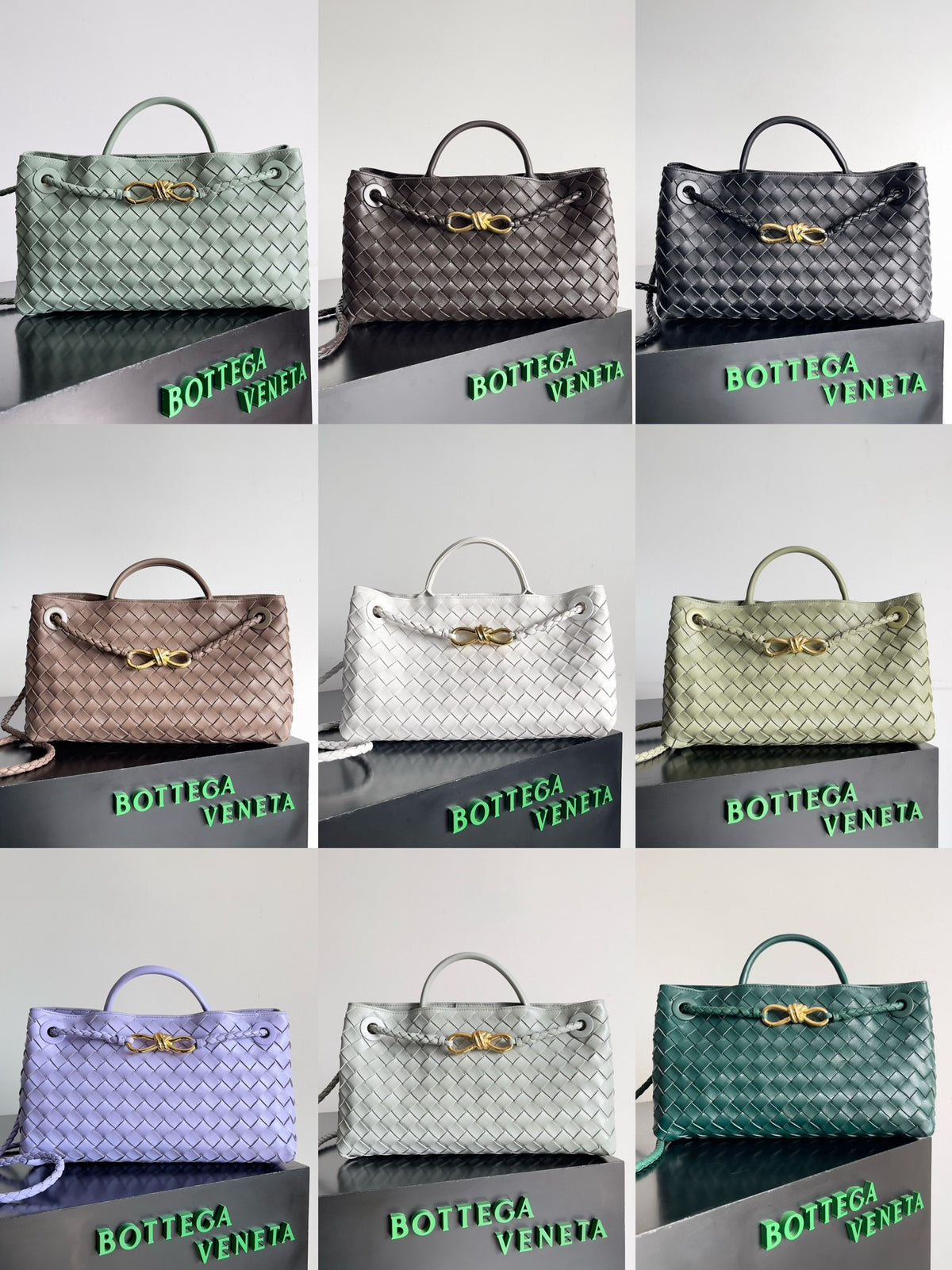 Bottega Veneta Silver Designer Handbag Edition 184