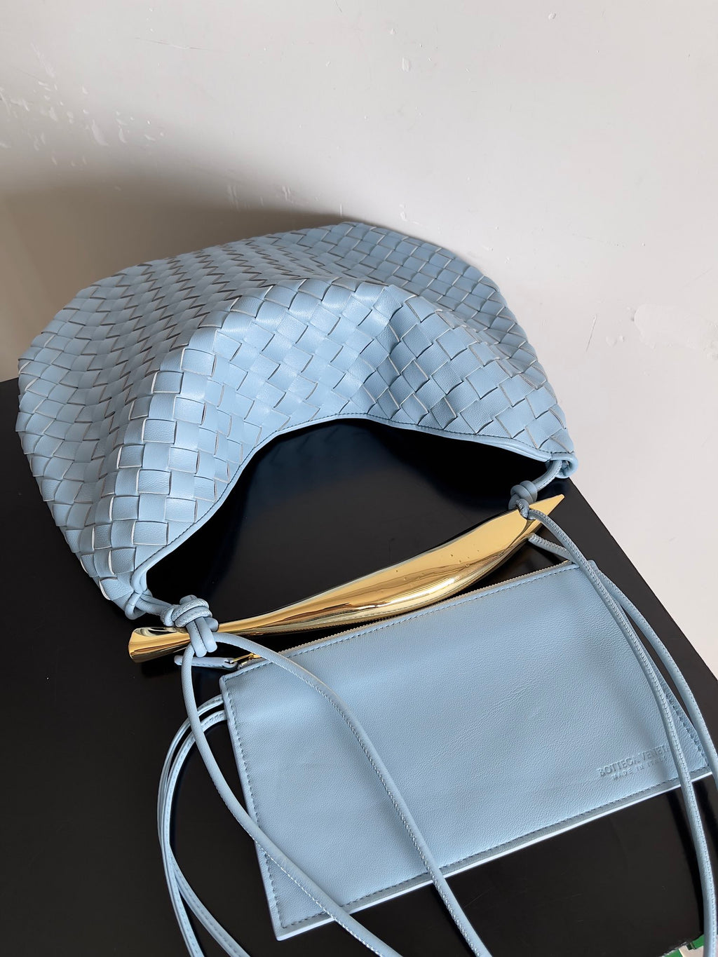 Bottega Veneta 754988 Black Hobo Bag - detail image 4