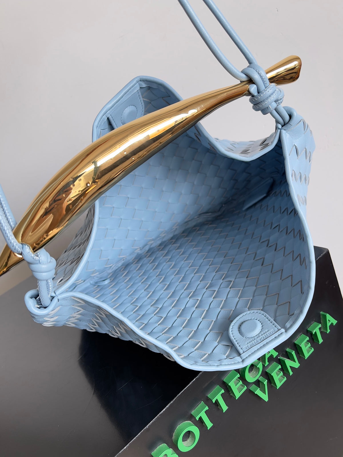 Bottega Veneta 754988 Black Hobo Bag - detail image 8