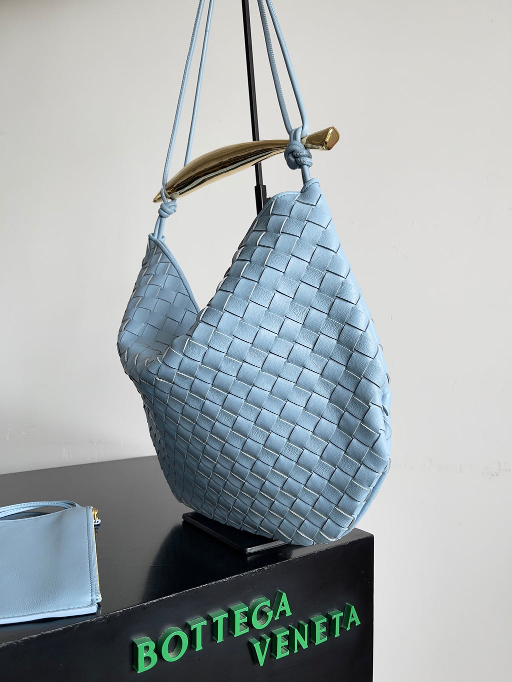 Bottega Veneta 754988 Black Hobo Bag - detail image 2