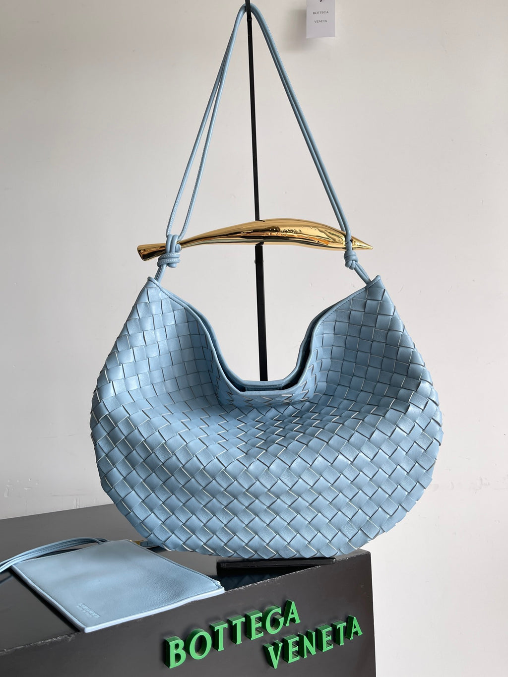 Bottega Veneta 754988 Black Hobo Bag - detail image 3