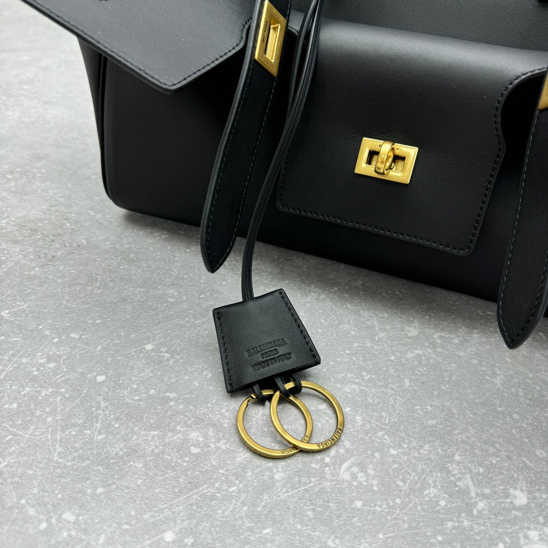 Balenciaga 92898 Black & Gold Tote Bag - detail image 6