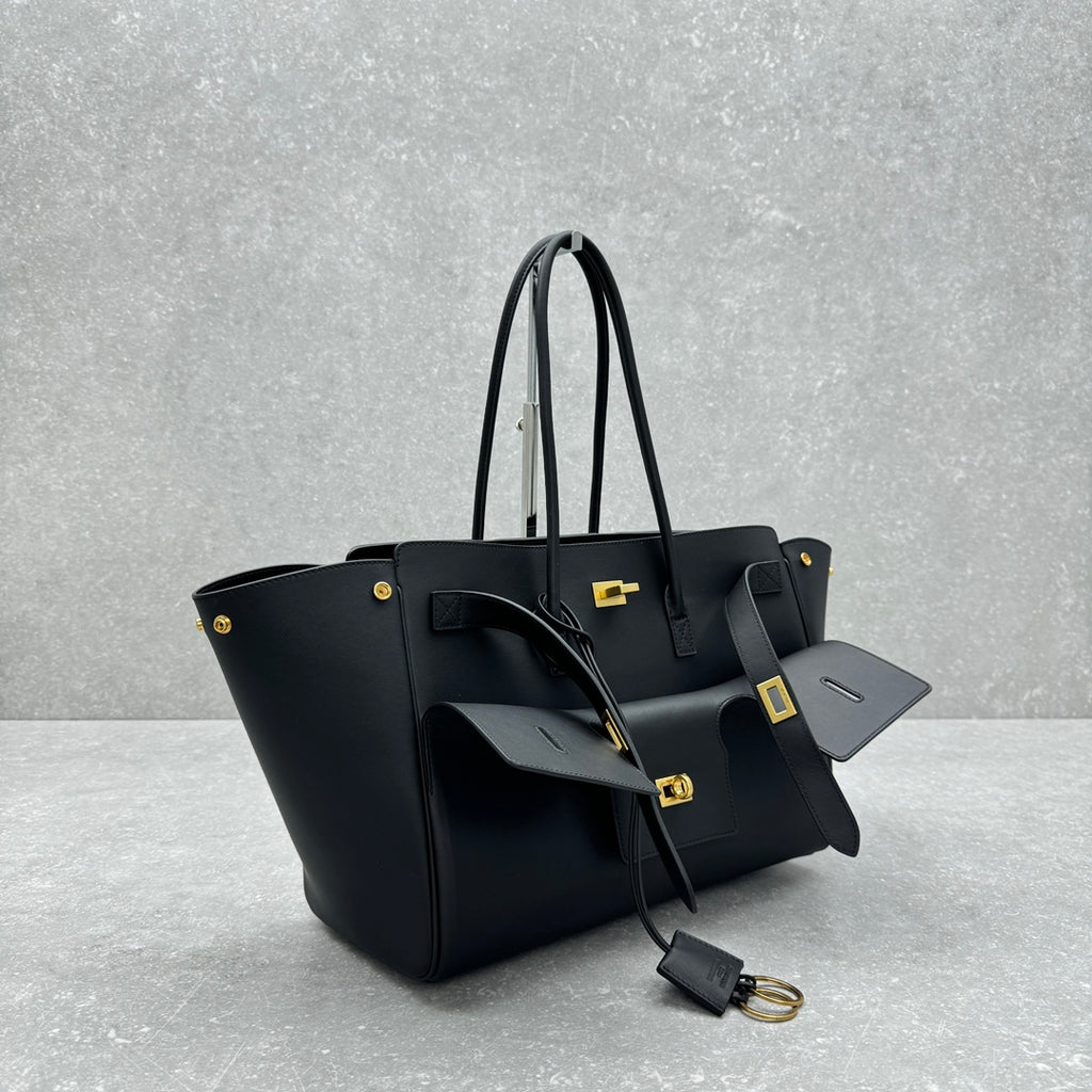 Balenciaga 92898 Black & Gold Tote Bag - detail image 2