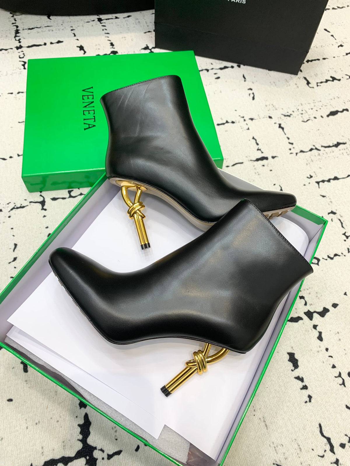 Bottega Veneta Black & Green Designer Shoes EU 35-43 Edition 3 - detail image 4