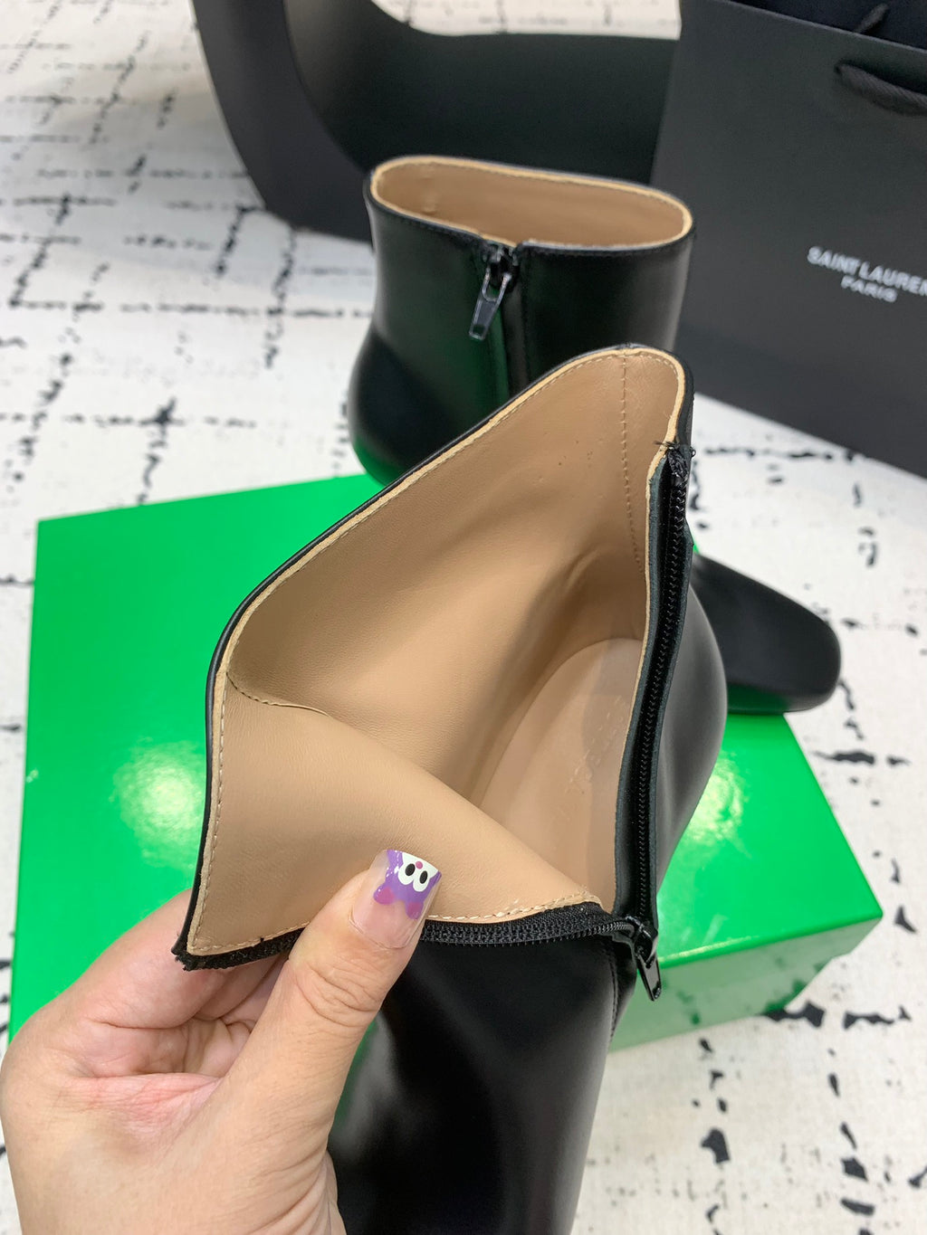 Bottega Veneta Black & Green Designer Shoes EU 35-43 Edition 3 - detail image 7