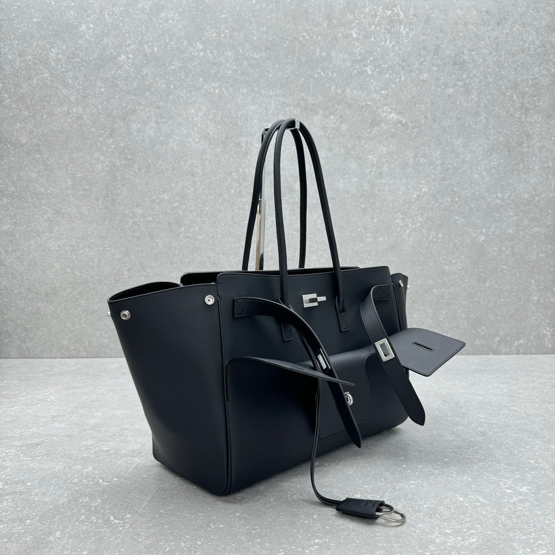 Balenciaga 92898 Black Tote Bag - detail image 2