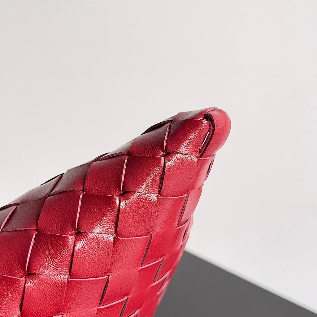 Bottega Veneta 763966 Red Hobo Bag - detail image 4